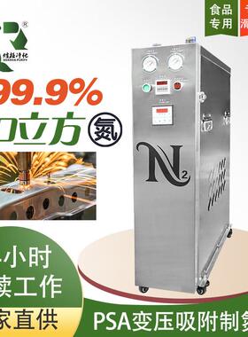 PLC制氮机99.9%纯度食品氮气包装PSA变压吸附氮气发生器10立方/h