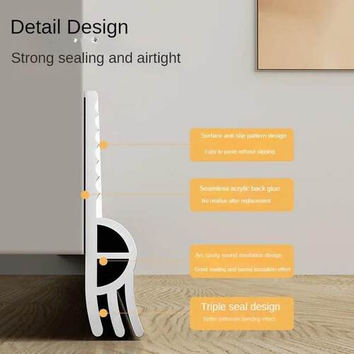Door Bottom Sealing Strip Windproof Dust Stopper Guard Rain