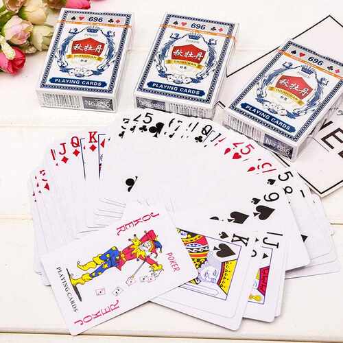 Wholesale Poker Cards, a Set of Entertainment Family Paper C