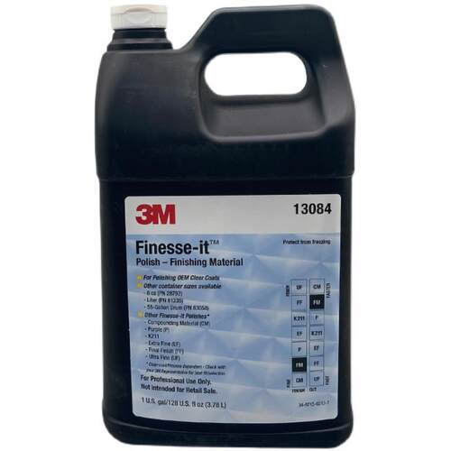 3M13084蜡水 汽车抛光液光亮剂 精细抛光中蜡 修补漆表面缺陷白蜡