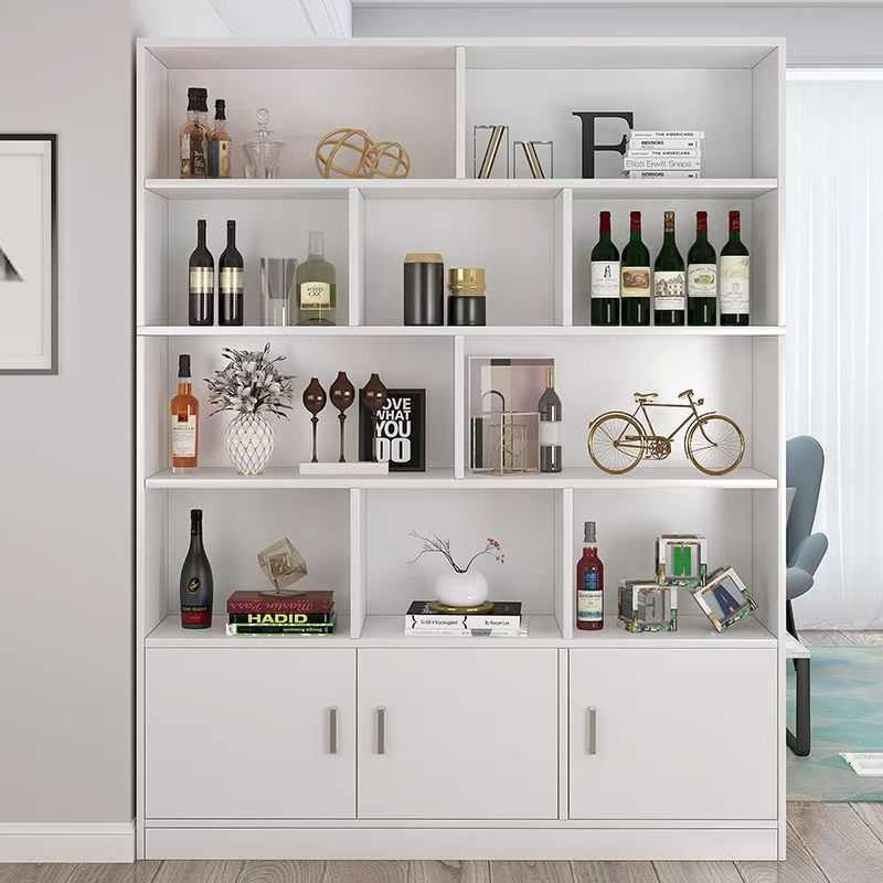 酒柜展示柜客厅古风书架中国风多层红酒陈列柜办公室置物架茶叶柜