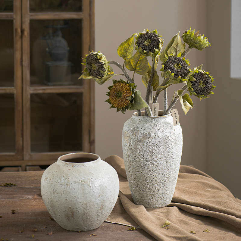 侘陶罐陶瓷家居风中式旧新花瓶干花做复古插寂玄关装饰品摆件台面,家居饰品,花瓶,淘宝优惠券,粉丝福利购,淘宝优惠卷