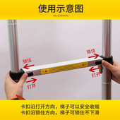 便携加厚梯子 多功能人字梯 伸缩人字梯 铝合金折叠梯 铝合金梯子