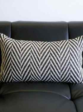 高档Manyue Home odern Wabi-Sabi休闲套沙办发枕垫腰枕公室腰枕