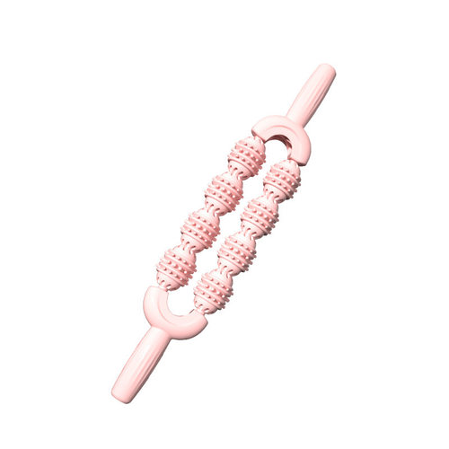 狼牙棒深度按摩滚轮腿部健身棒