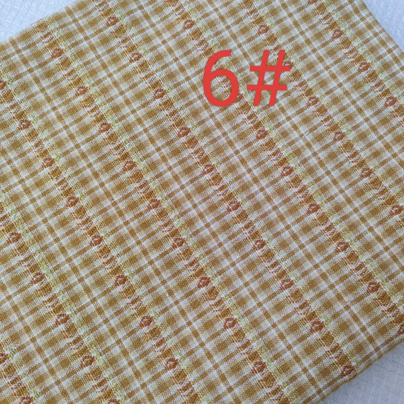 R9全棉先染色织布DIY手工布料娃衣