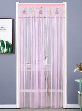 Lace Door Curtain Summer Self-adhesive Anti-mosquito