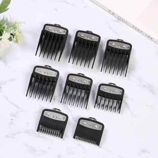 外贸通用卡齿理发用品定位梳黑色款电推剪配件限位梳剪发工具定制