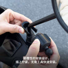 适用绿源电动车手机支架免安装后视镜配件大全液冷S70 S75 S90