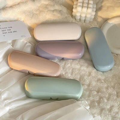 Cream Colored Glasses Case Women Portable Cute Sunglasses My
