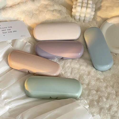 Cream Colored Glasses Case Women Portable Cute Sunglasses My
