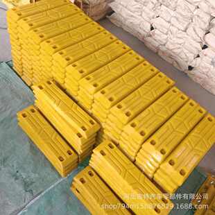 徐工75三一75履带橡胶块缓冲块缓冲脚垫链板胶块牛筋块换枕专用