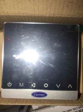 正品Carrier凯里风机盘管温控器直流无刷0-10V无级调速面板Tht420