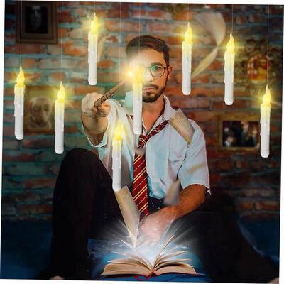 Magic Stick Candles Light UP Halloween LED Flameless Floati0