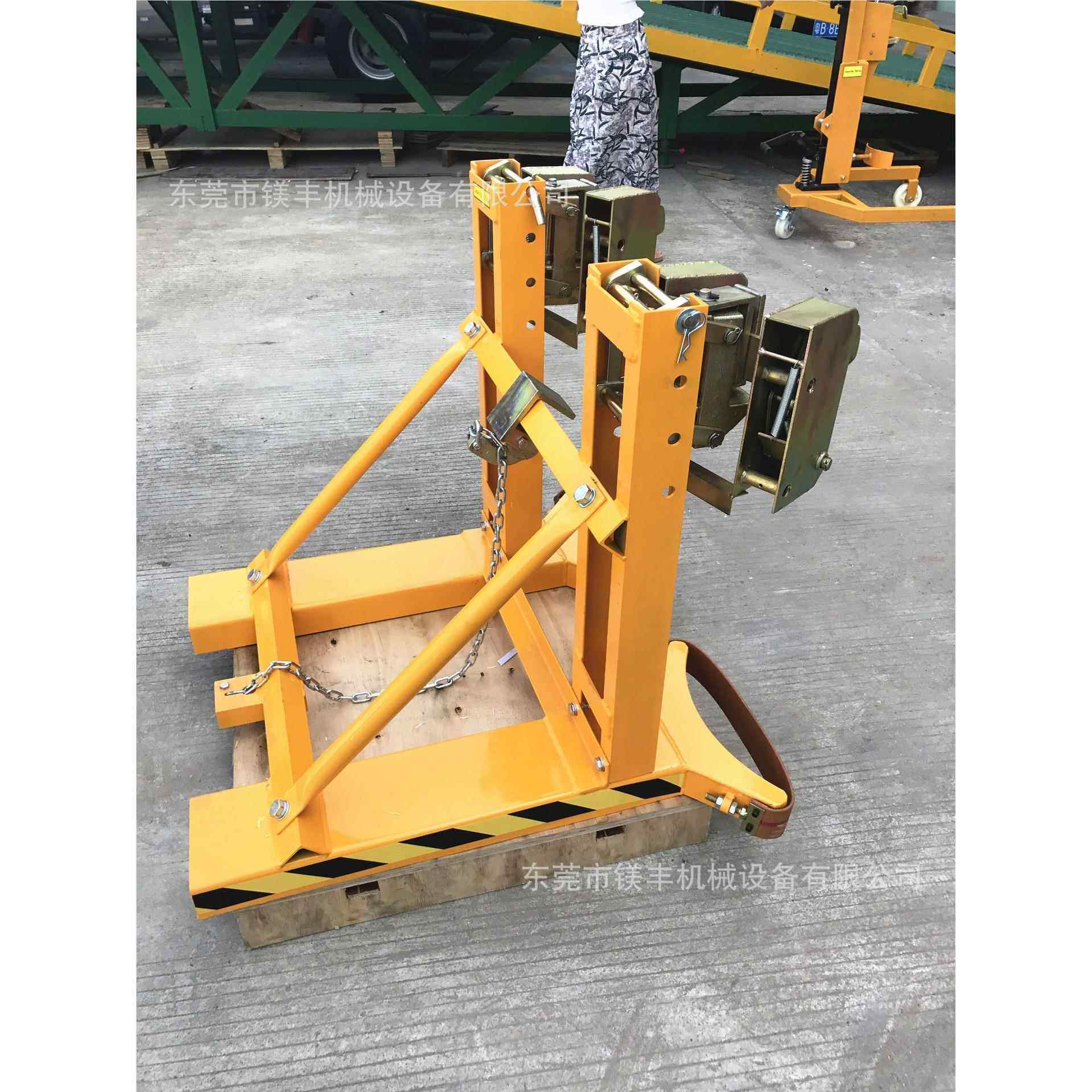 货广东现搬430DG720B双鹰嘴油桶运夹油桶装卸夹叉油车桶夹具抓桶