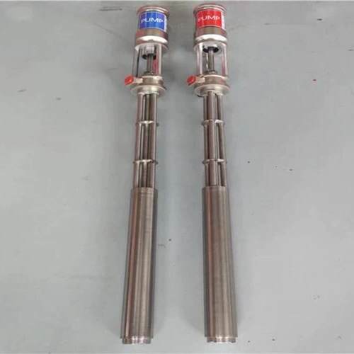 上海佳灵牌不锈钢插桶泵 气动柱塞不锈钢RX56092S提料泵