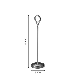 不锈钢席位卡架酒店餐厅自助餐婚礼桌卡架宴会桌牌号码名片插卡夹