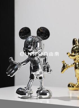 简约轻儿奢网红迎宾HKO老鼠潮流摆件童卡房通玄关客装厅店面软饰