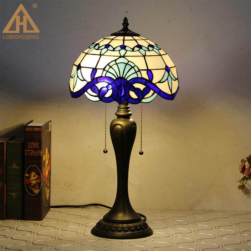 蒂汇璟凡尼灯饰地中海田园客厅书房婚庆床头咖啡厅复古拉线小台灯