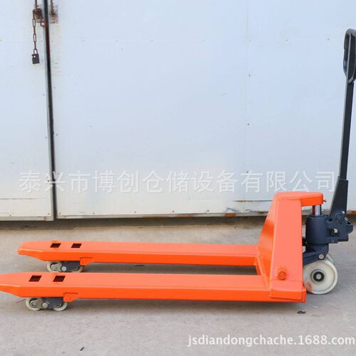 手动拖车2吨吨加长加宽低放型手推叉车地牛拖板车手动托盘装卸车