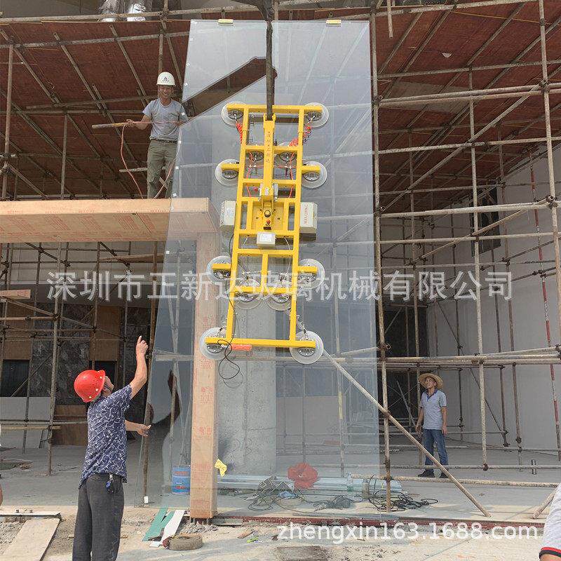 大型智能双系统电动吸盘弧形玻璃吸吊机真空吊具钢板材石材吸吊机