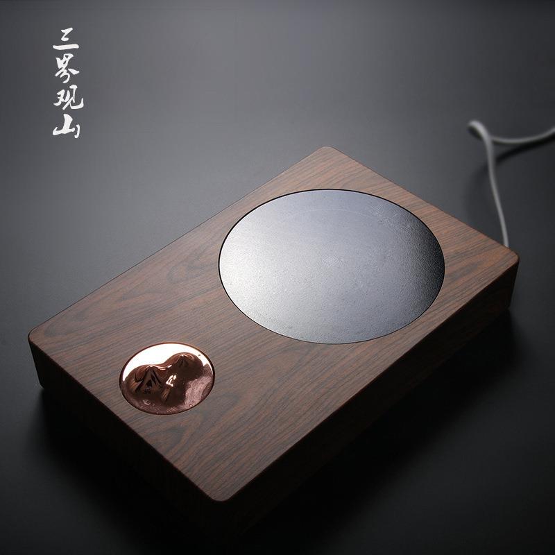 三界茶具观山电陶炉茶炉 家用电热茶炉 泡茶炉煮茶具迷你小茶炉