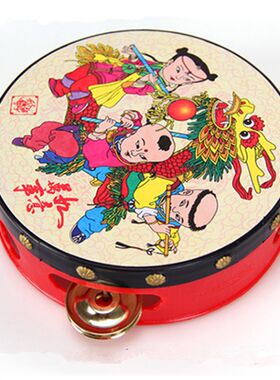 拨浪鼓新生儿吉祥婴儿玩具拨浪鼓