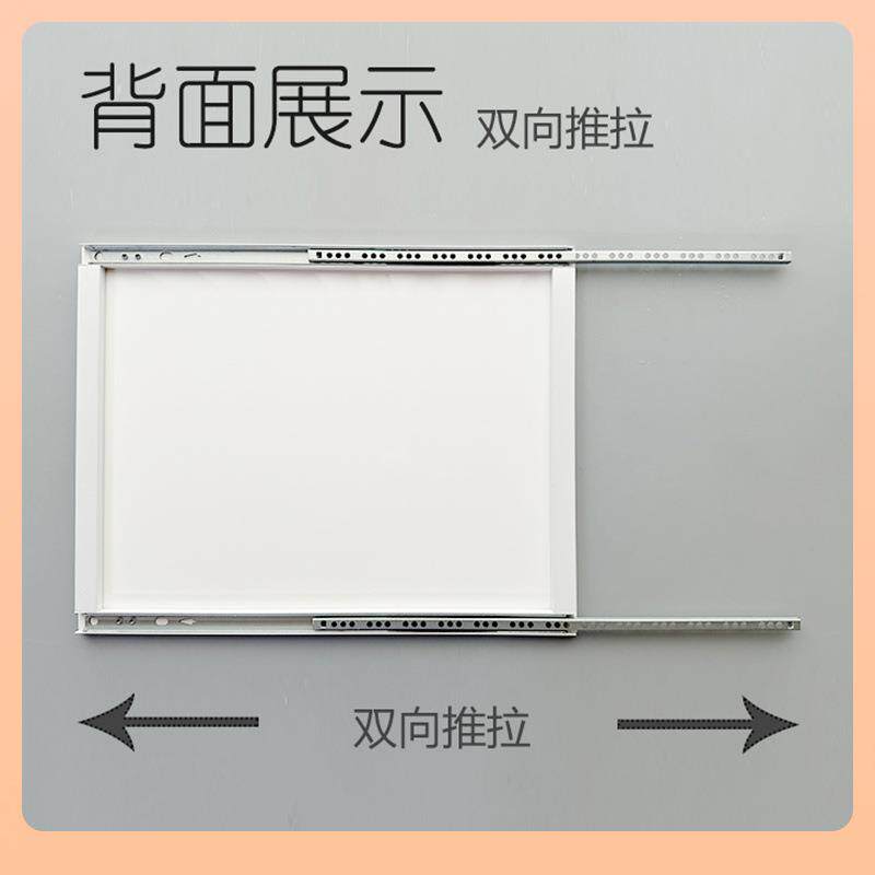 推拉弱电箱信号箱Fh(h(h($饰画意?式简约极薄电表装遮箱挡哑光电 - 实物图