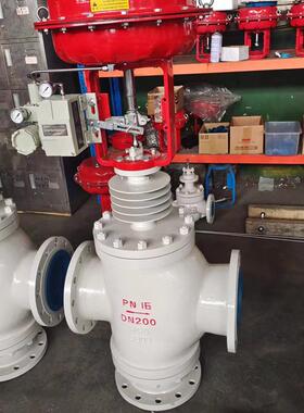 ZMAN-16C薄膜调节阀ZMAN铸钢CV3000双阀座气动套筒薄膜调节阀