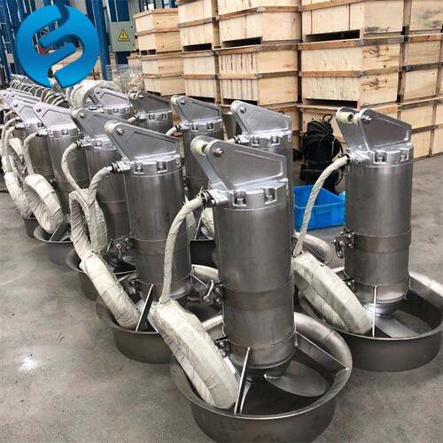 QJB2.2-320潜水搅拌机混流型搅拌器厂家贮泥池搅拌机