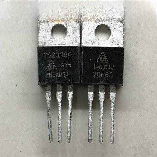 原装拆机 CS20N60 PY20N65H 20A600V MOS场效应管 铁头TO-220图片