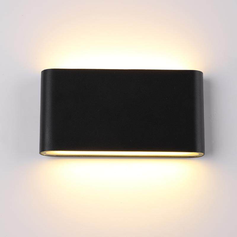 新中式led壁灯户外防水室外墙壁灯创意上下发光铝材庭院灯别墅灯