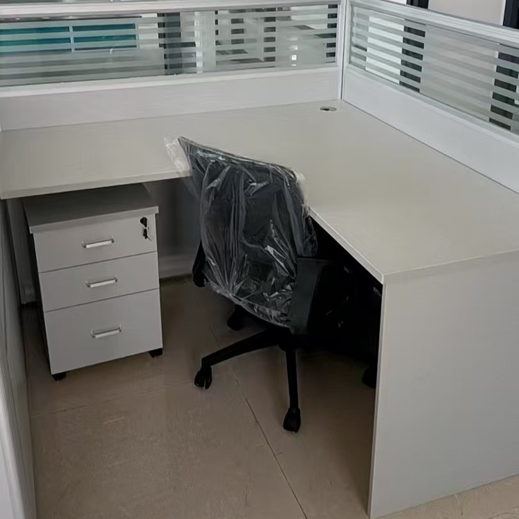 职员办公桌屏风工作位办公桌椅组合办公室工位员工卡位转角办公桌