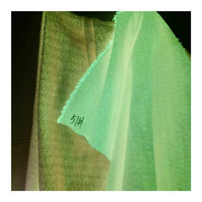 夜光大珍珠绒51夜光边纶夜光水晶超柔夜光布特色变色荧光厂家现货