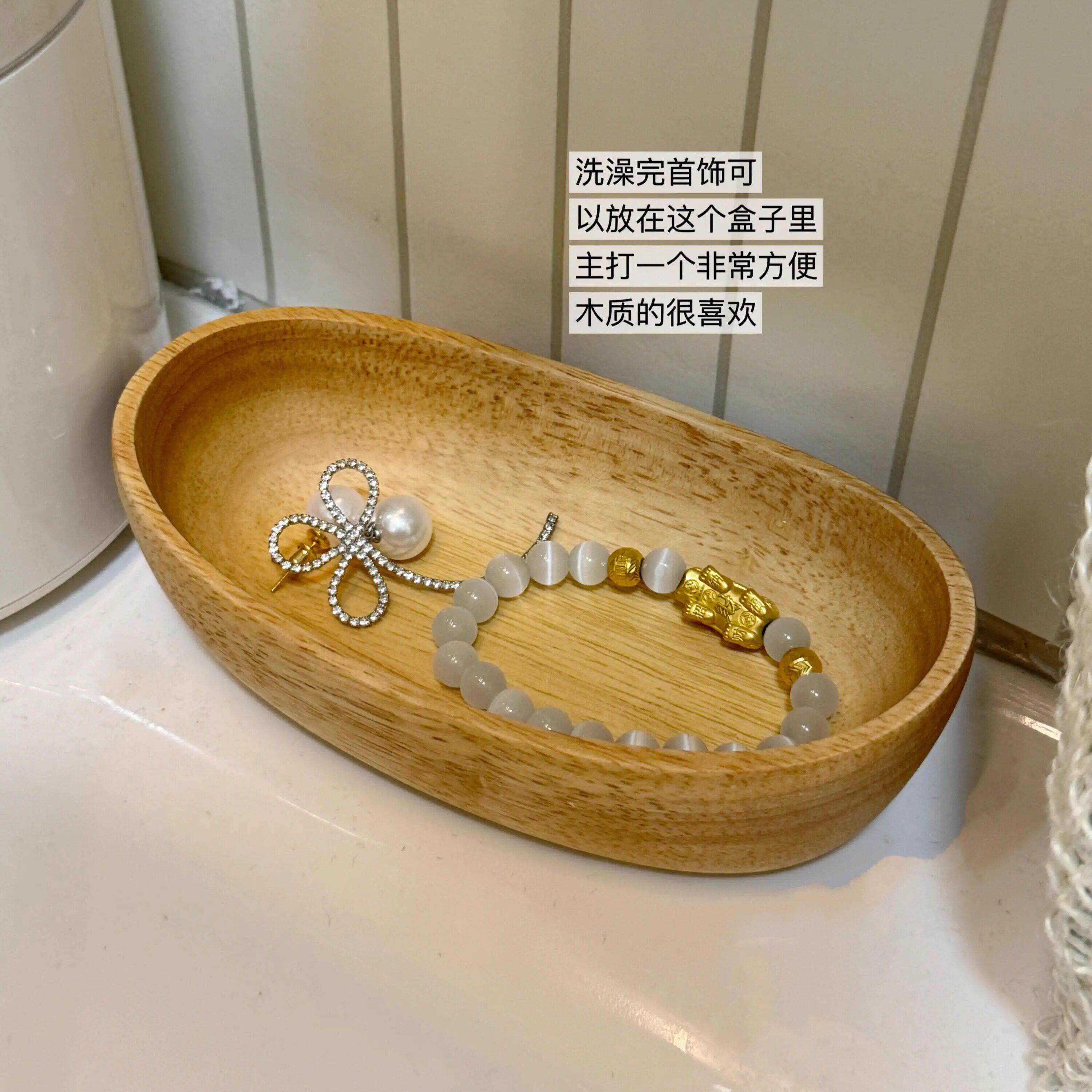 杂物收纳筐桌面收纳盒竹编整理桶手工篮子化妆品小饰品储物盒笔筒
