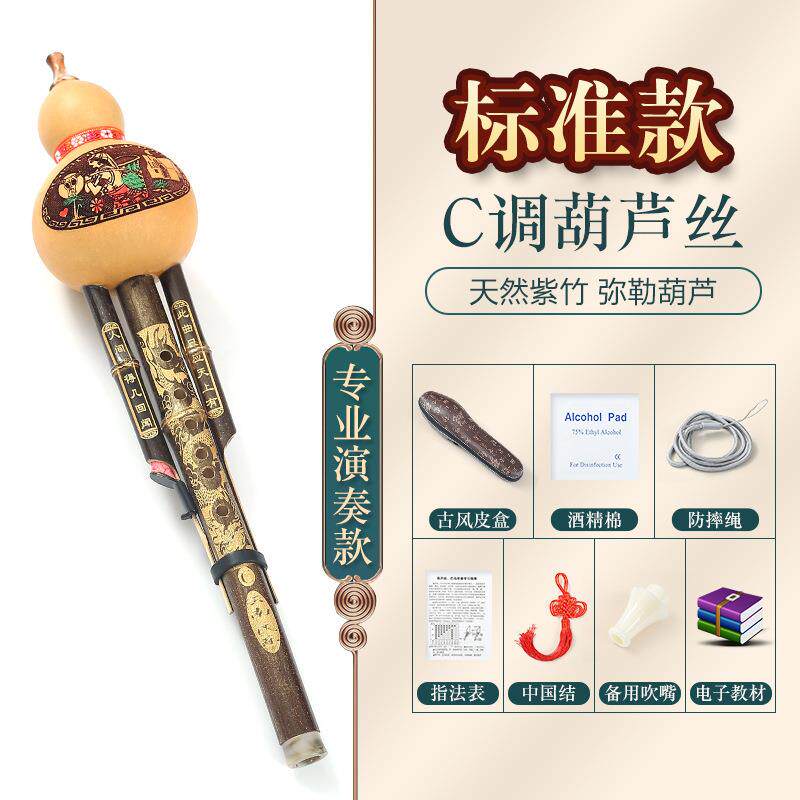 高档民族乐器葫芦丝降初cb调成人小学生学者中学生专业教学调胡芦