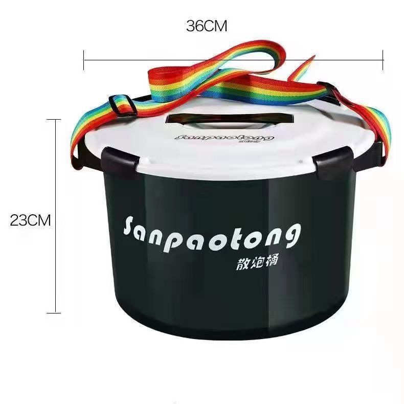 多功能散炮桶开饵桶饵料盆黑坑开饵盆五件套开饵盆特大号拌饵盆