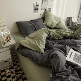 简约被套单件150x200x230双人床单被罩180x220x240被单单人三件式