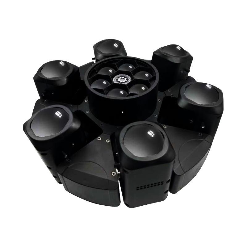 6颗40W LED全彩4合一RGBW 双臂摇头光束染色灯舞台演出灯光
