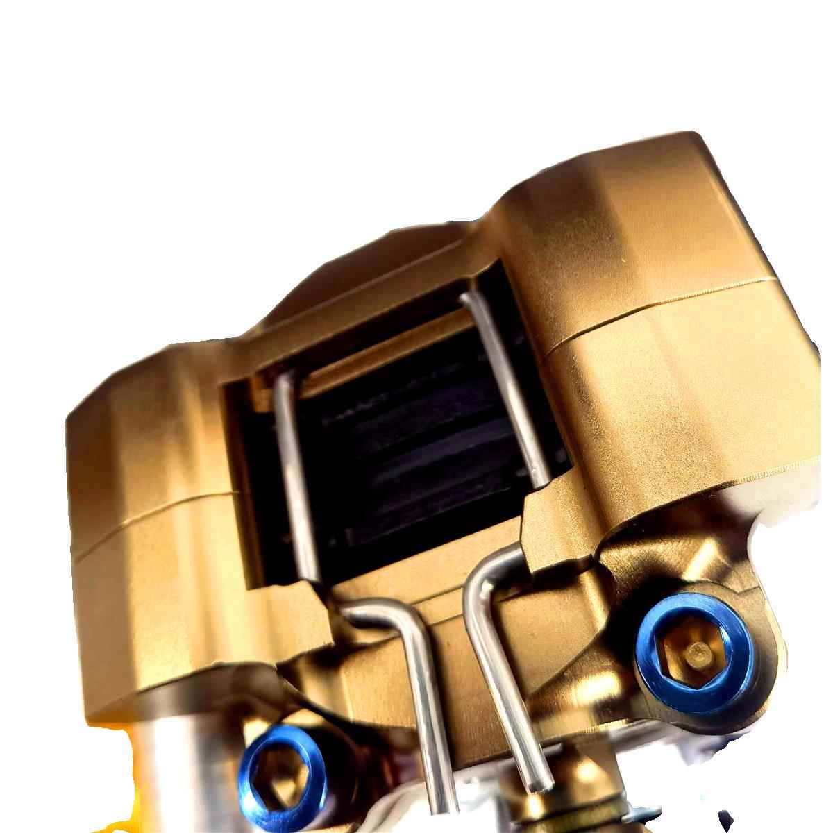 ube 龟五 DIO50 ZX50 电动车 改装鲍鱼180MM浮动盘卡钳下泵刹车盘