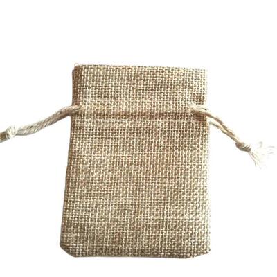 50pcs/lot 7x9 9x12 10x14cm Jute Gift Bags Cotton Linen Jewel