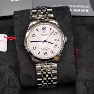 未使用9.9新 帝舵1926系列精钢自动机械表39MM男表91550-0005蓝字