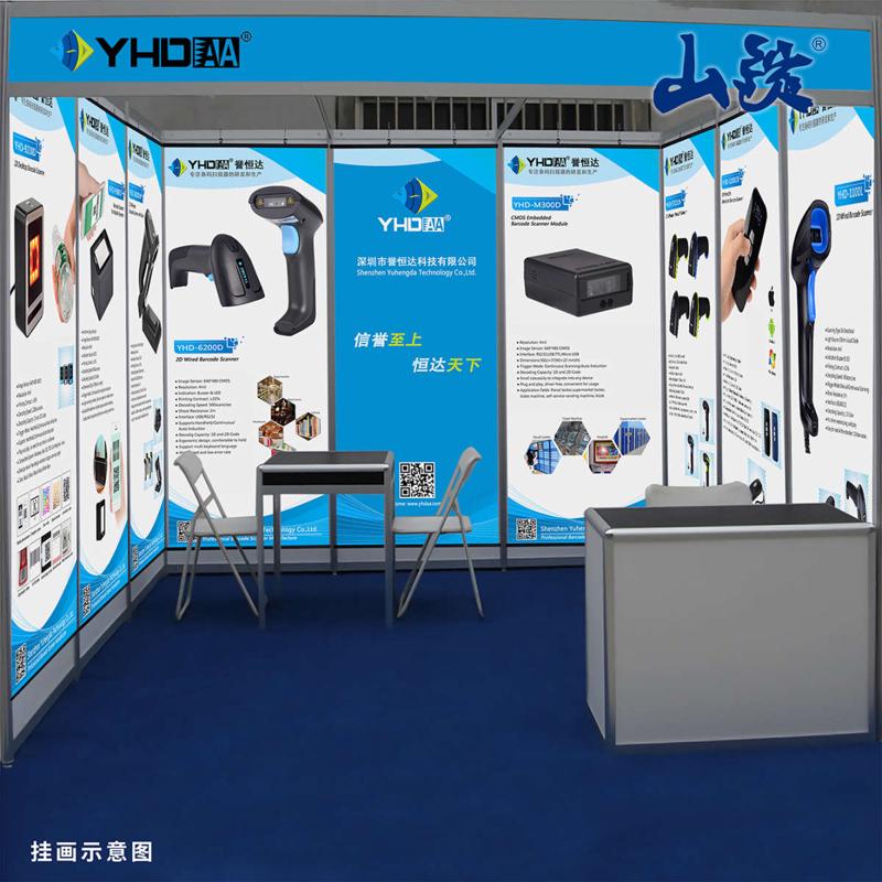 展会布置黑色铝合金挂轴定制卷轴广告贴设计悬挂海报挂画写真喷绘