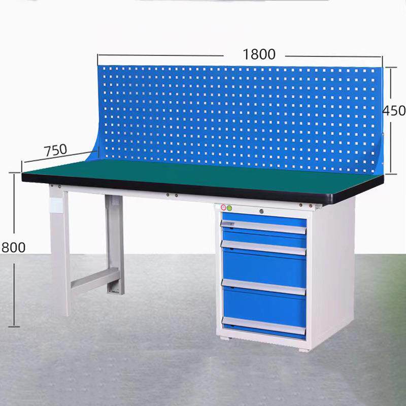 重型工作台不锈钢钳工台车间防静电桌子虎钳装配工具桌实验承重台