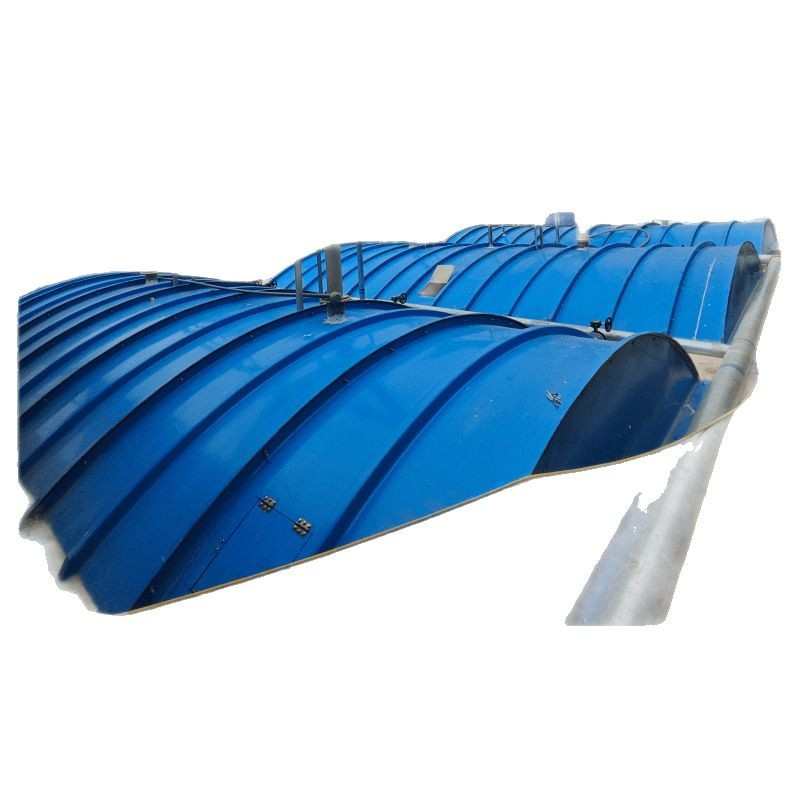 防雨拱形厂家玻璃钢防臭沼气池玻璃钢水池 盖板污罩密封防尘盖板