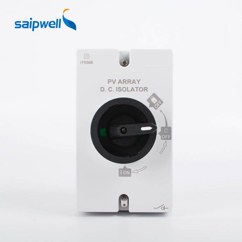 现货汇流箱直流隔离开关SP-PV-ELR2光伏户外防水开关IP65旋转开