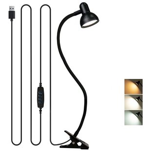 卧室客厅护眼led夹子灯 b夹子台灯阅读学习补光led台灯小筒灯