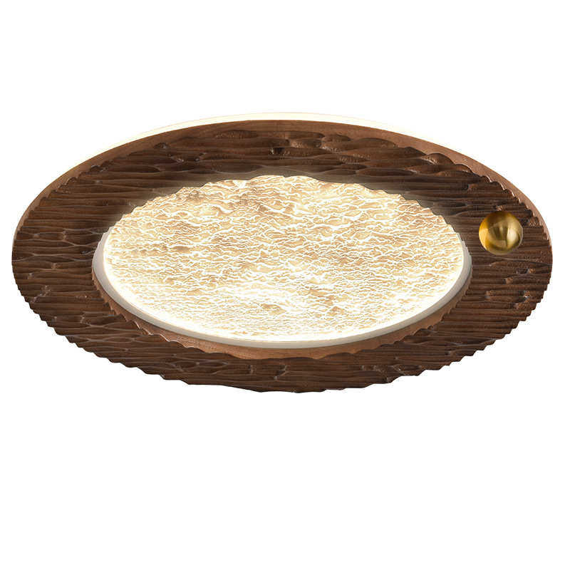 美式复古卧室灯中古风2025年新款房间吸顶灯木艺大气书房LED灯具,家装灯饰光源,智能吸顶灯,淘宝优惠券,粉丝福利购,淘宝优惠卷