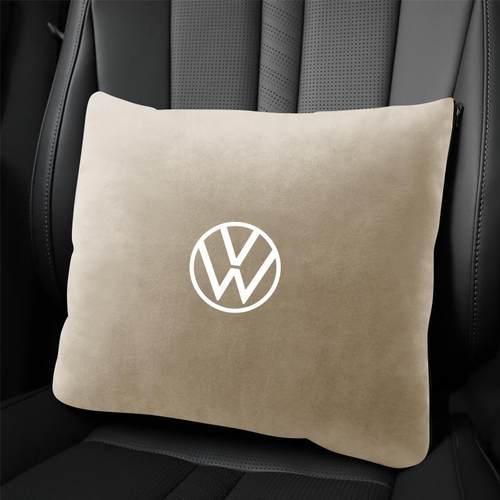 高档用适用于领大众汽车抱枕被可两迈定制朗逸腾速腾高尔夫腰靠枕