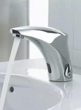 全铜感应龙头黛诗K-18075红外智能冷热混合交直流单冷洗手盆龙头